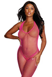 Diamond Net Crotchless Bodystocking