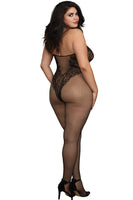 Fishnet Bodystocking with Knitted “Teddy” Design