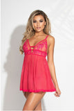 Two piece embroidered babydoll set