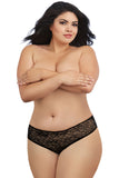Ruffle Back Crotchless Panty