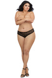 Ruffle Back Crotchless Panty