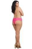 Ruffle Back Crotchless Panty