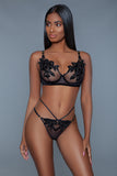 Two Piece Floral Bra Set