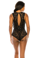 Floral Lace Teddy bodysuit