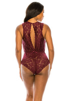 Floral Lace Teddy bodysuit