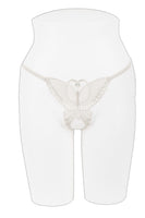 Butterfly Crotchless Thong