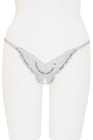 Butterfly Crotchless Thong