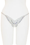 Butterfly Crotchless Thong