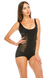 Microfiber and Mesh Shaping Bodysuit