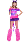 Two Pieces Cheshire Kitten Costume Set