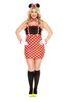 Four Pieces Darling Mouse Costume Set