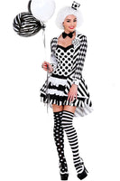 Five Pieces Circus Damned Costume Set