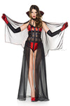 Three Pieces Bloody Vixen Vampire Costume Set