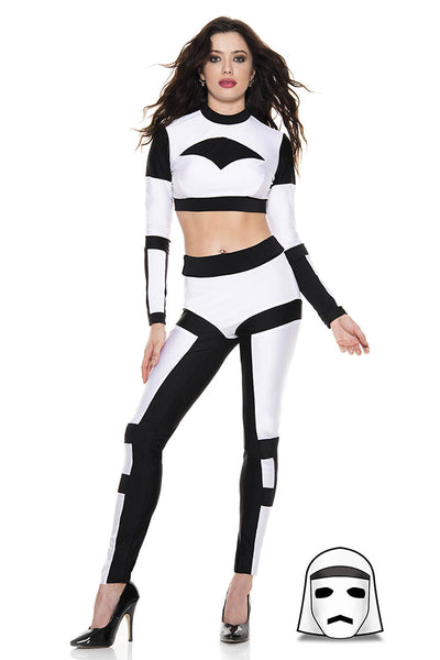 Two Pieces Galaxy Trooper Costume Set