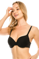 Solid Plunge Bra with underwire