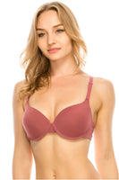 Solid Plunge Bra with underwire