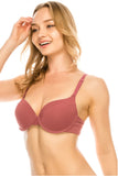 Solid Plunge Bra with underwire