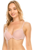 Solid Plunge Bra with underwire