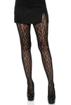 Leopard Net Tights