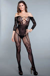 Lace Crotchless Bodystocking