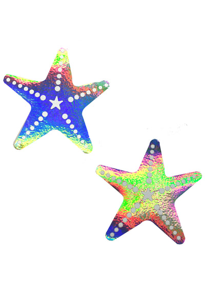 Care Bare Stare Super Holographic Sexy Starfish Pasties