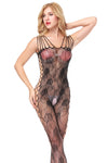 Fishnet full bodysuit lingerie