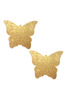 Gold Glitter Butterfly Pasties