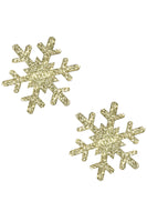 Gold Fairy Dust Glitter Snowflake Pasties