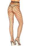 Faux Pearl Net Tights
