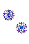 Blue Violet Crystal Jewel Nipztix