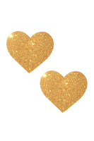 Gold FairyDust Glitter Heart Pasties