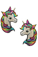 Embroidered Unicorn Pasties