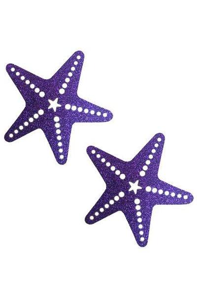 Purple Rain Glitter Sexy Starfish Pasties