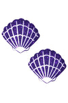 Purple Rain Glitter Mermaid Shell Pasties