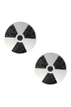 RADIOACTIVE GLOW Black Glitter Nipztix Pasties