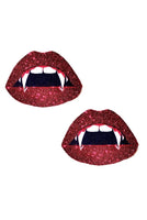 Vampire Fang Glitter Lip Pasties