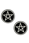 Wicca Black Glitter Nipple Cover Pasties