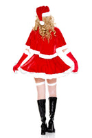 Five Pieces Secret Santa Costume Set