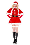 Five Pieces Secret Santa Costume Set