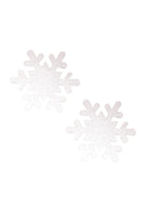 Snowsprite White Glitter Snowflake Pasties