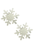Silver Pixie Dust Glitter Snowflake Pasties