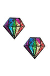 Diamonds Are Forever Sequin Multicolor Nipztix