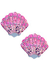 My Lil Pony Iridescent Pink Sequin Mermaid Shell Pasties