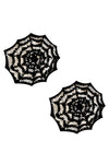 Blacklight Sequin Spiders Web Nipztix Pasties