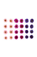 Purple Dried Flower Body Stickers