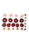 Red Dried Flower Body Stickers