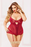 Two Piece Bustier Set with Panty