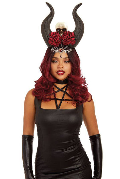 Horn & Skull Headpiece