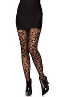 Sheer Leopard Tights