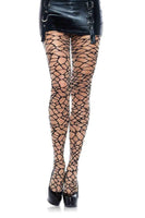 Crackle Print Tights